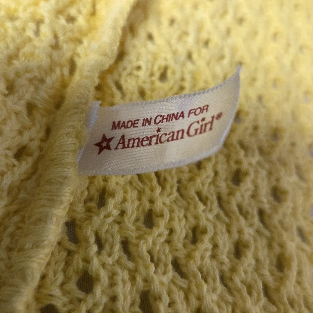 American Girl accessory yellow